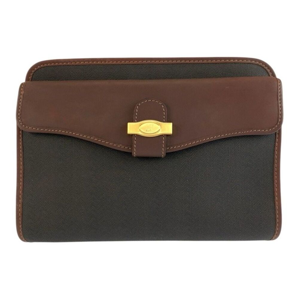 Dunhill PVC Leather Clutch Bag